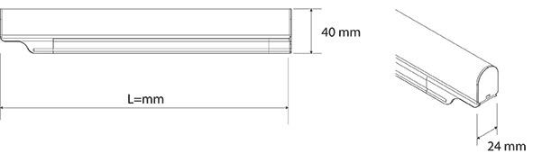 Produktbild L&S LED Anbauleuchten Snite 230 V (2310 lm)