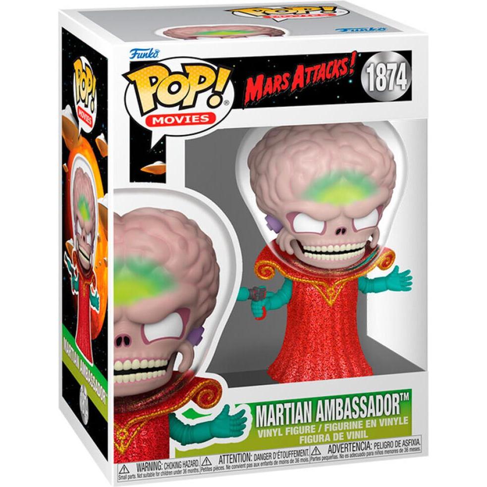 Thumbnail - Funko Mars Attacks POP! Movies Vinyl Figur Ambassador 9 cm
