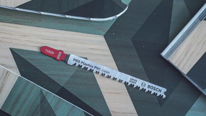 Actual product image Bosch Professional Zubehör PRO Plastics PVC clean T302H Jigsaw blade, 132 mm, 5 pcs.