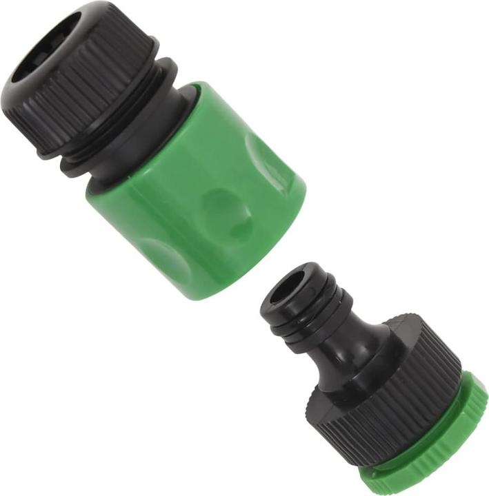 Produktbild vidaXL Gartenschlauch Grün 10 m PVC, Farbe: Grün, Material (10 m, 15.24 mm)