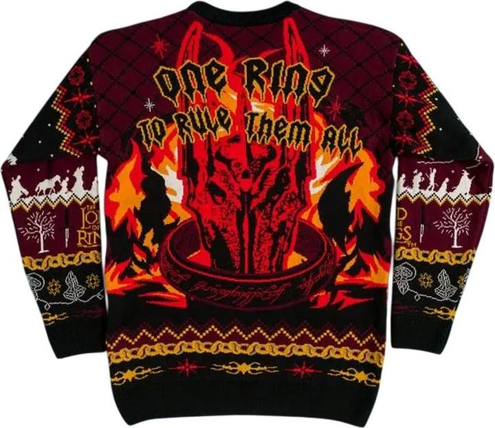 Produktbild Lord of the rings One Ring To Rule Them All Pullover weihnachtliches Design (XXL)