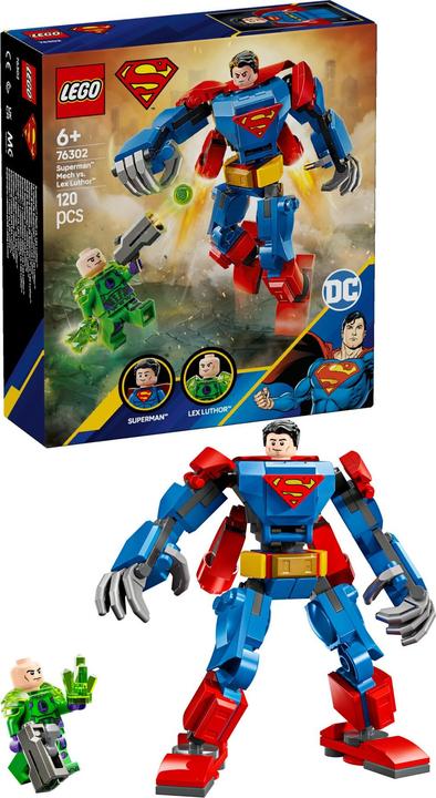 Actual product image LEGO Superman Mech vs. Lex Luthor (76302, LEGO DC)