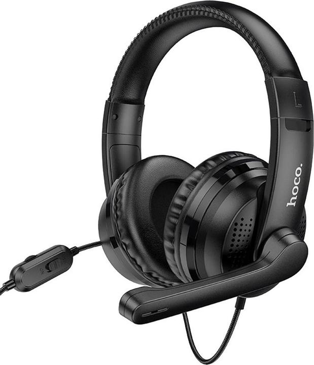 Image du produit Hoco - Wired Headphones Magic Tour (W103) - for Gaming, Jack, with Microphone - Black (Filaire)