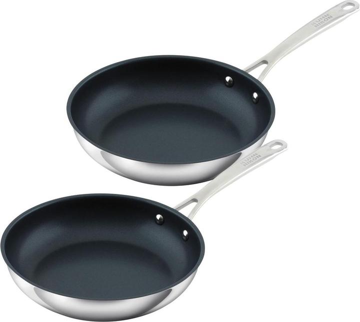 Produktbild Kuhn Rikon ALLROUND Bratpfannen SET (Pfannenset + Topfset, Edelstahl, 28 x 24 cm)