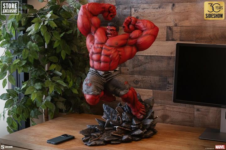 Image du produit Sideshow Marvel statuette Premium Format Red Hulk : Thunderbolt Ross 74 cm