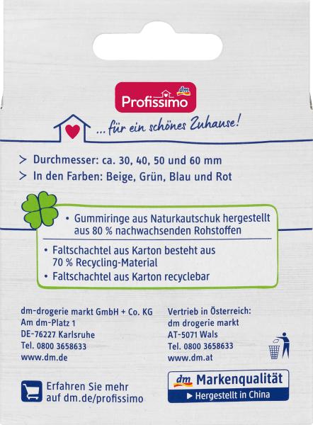 Actual product image dm Profissimo Rubber rings (100 pcs.)