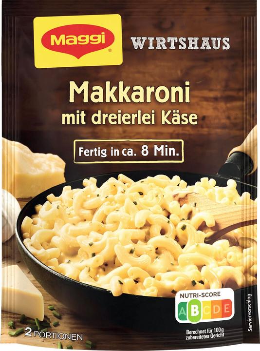 Actual product image Maggi Inn macaroni with three cheeses (170 g)