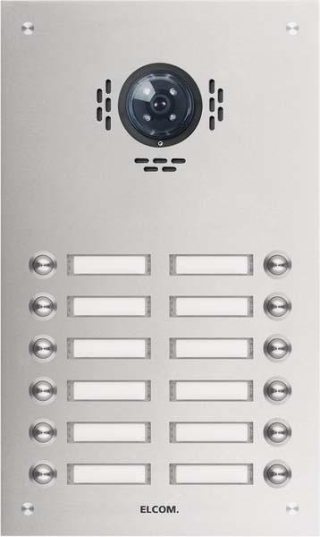 Actual product image Elcom ELCO TVG-12/2 Door station ESTA V-BTC 12T/2R UP Ed
