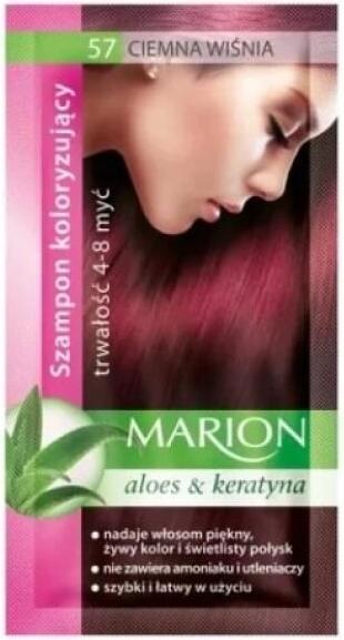 Produktbild Marion Shampoo 4-8 Wash 57 Dark Cherry 40Ml (40 ml, Flüssiges Shampoo)