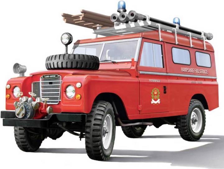 Image du produit Italeri Modèle réduit de voiture 1:24 Land Rover Fire Truck