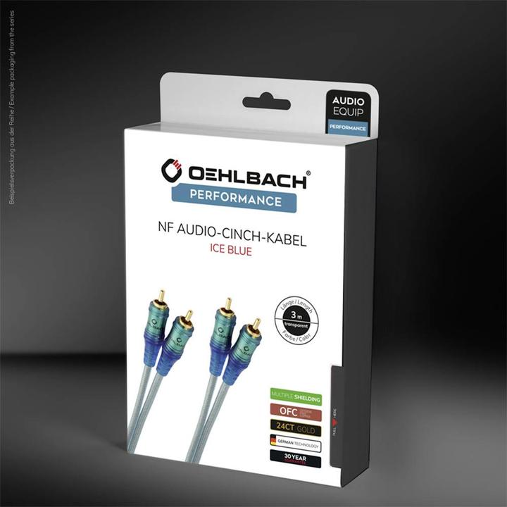 Immagine prodotto Oehlbach Cavo di collegamento audio Cinch (2x spina Cinch - 2x spina Cinch) 1,5 m (1.50 m, Cinch)