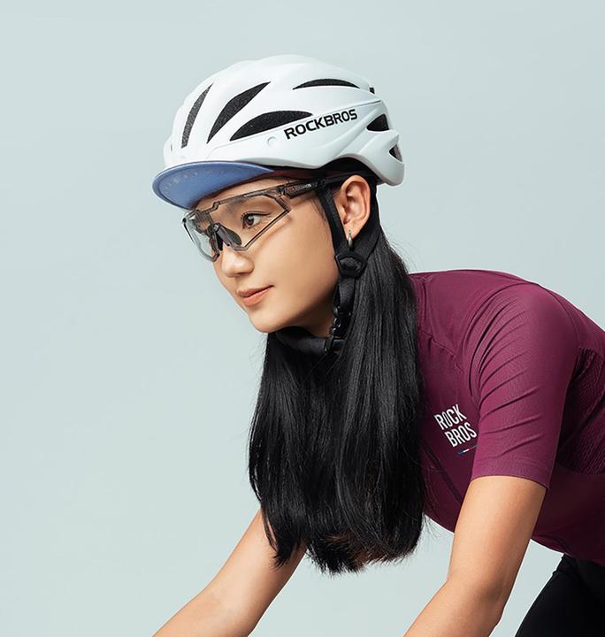 Actual product image Rockbros Cycling Cap with Helmet Visor - Red (56, 57, 58, 59, 60, 61)