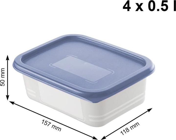 Image du produit Rotho Gefrierdosen Set (0.50 l)