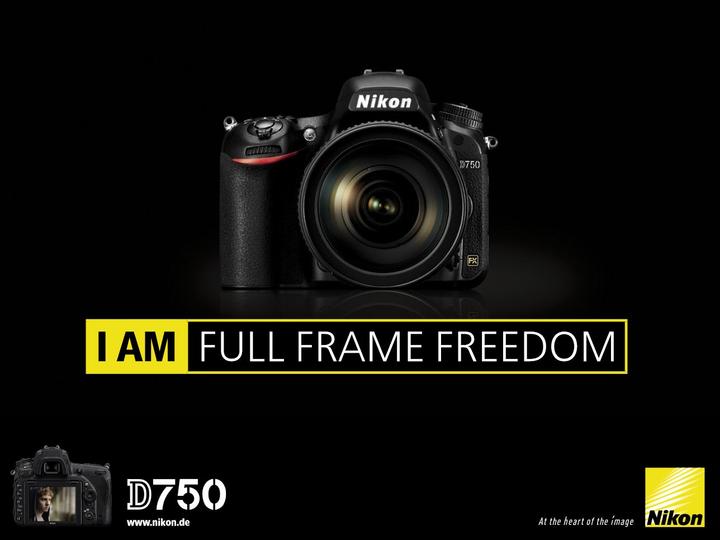 Actual product image Nikon D750 Body (24.30 Mpx, Full frame)