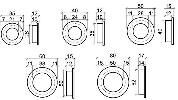 Produktbild Werkstarck Muschelgriffe