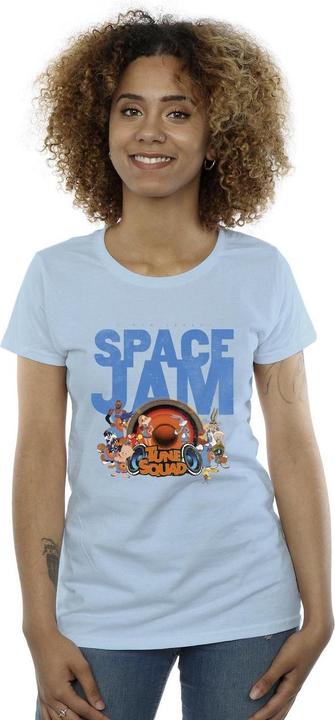 Actual product image Space Jam Womens/Ladies Tune Squad Cotton T-Shirt (XL)