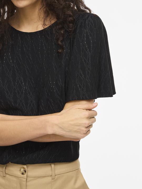 Immagine prodotto Vila VIBELLI Rundhals Oberteil mit kurzen Ärmeln (M)