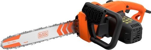 Black & Decker 2000 Watt Kettensäge, 40cm Schwertlänge, werkzeugloser Kettenspanner (Elektro Kettensäge)