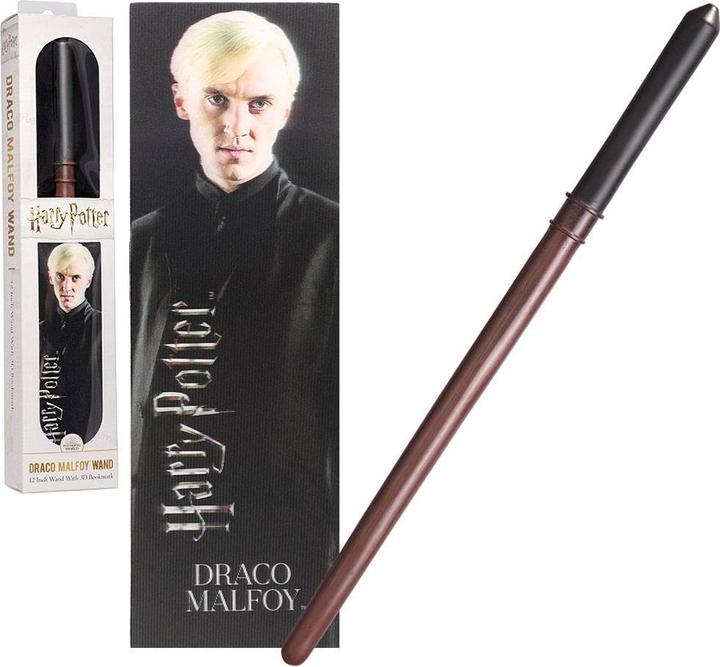 Produktbild Noble Collection Harry Potter: Draco Malfoy's Zauberstab inkl. Lesezeichen
