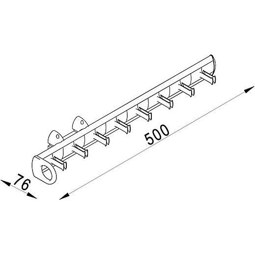 Thumbnail - Servetto, Möbelausstattung, Gürtelauszug SELF SYSTEM, Länge 500 mm (1 Stk.)