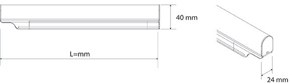 Produktbild L&S LED Anbauleuchten Snite 230 V (945 lm)