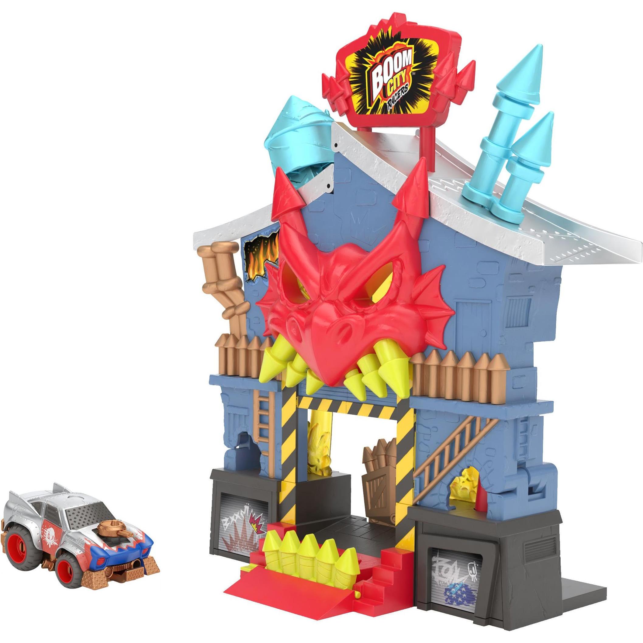 Thumbnail - Zuru Boom City Racers Fireworks Factory – 3-in-1-Spielset – Rip, Race, Explode Sammelspielzeug, Au