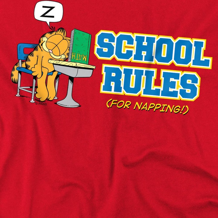 Immagine prodotto Garfield School Rules Maglietta Uomo (S)