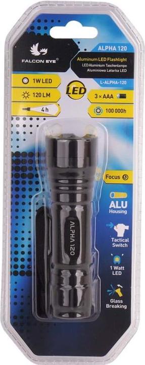 Actual product image Falcon Alpha 120 lm Black (120 lm)