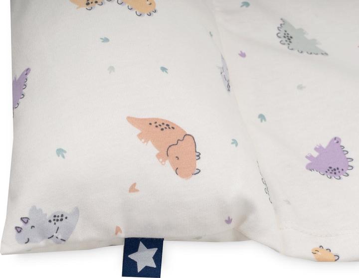 Actual product image Julius Zöllner Jersey cover Loop Comfy for changing mat Softy, Little Dinos (85 x 75 cm)
