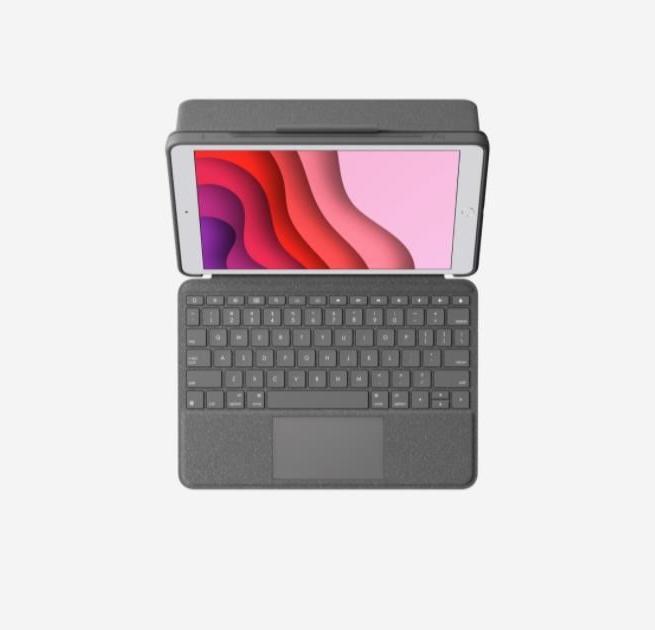 Produktbild Logitech Combo Touch (Eng. Int., iPad 2021 (9. Gen), iPad 2019 (7. Gen), iPad 2020 (8. Gen))