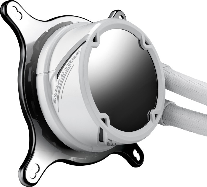 Actual product image ASUS ROG Strix LC 360 RGB White Edition Complete water cooling