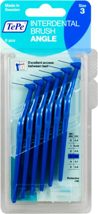 Actual product image TePe Interdental brushes Angle ISO 3 (6 x, 0.60 mm)