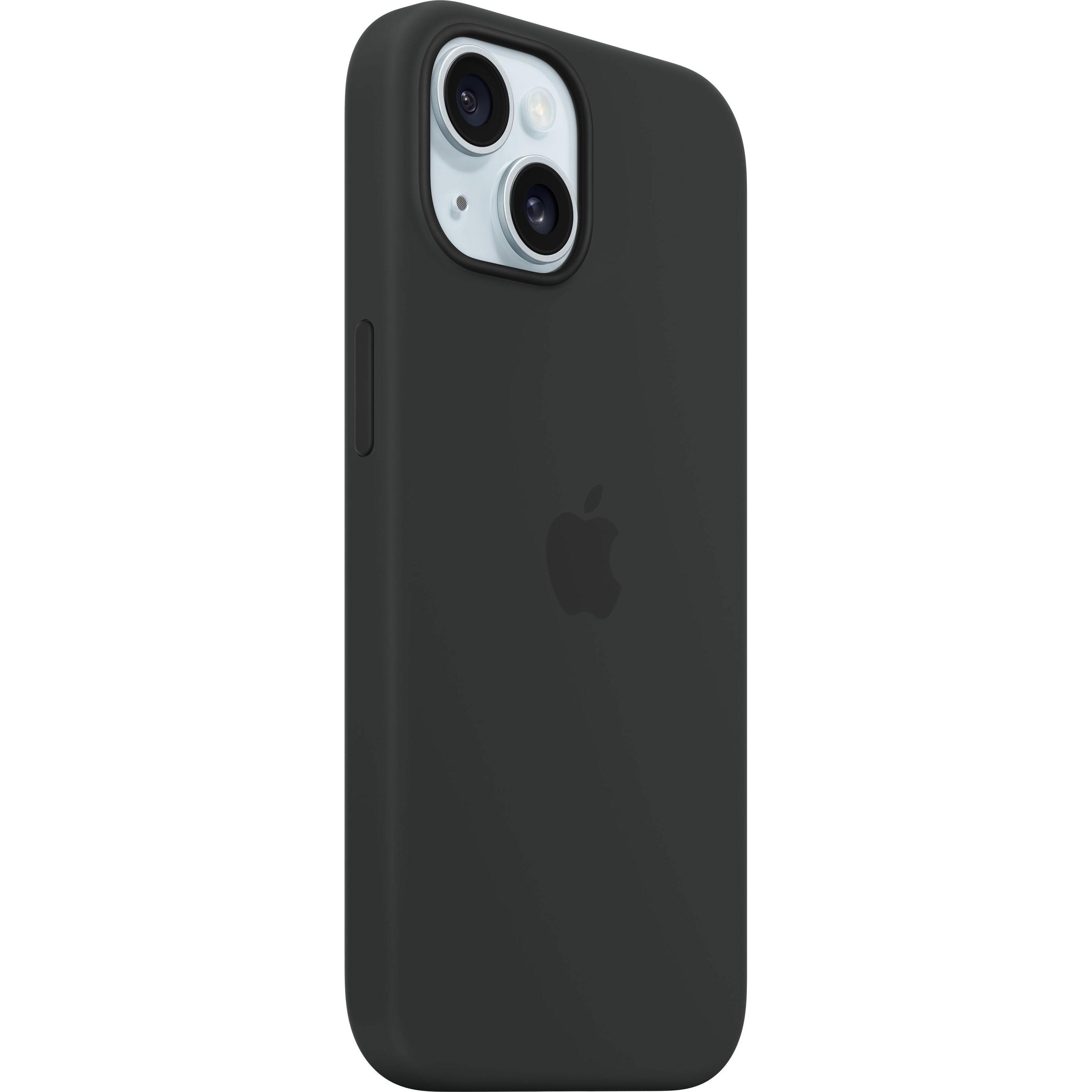 Thumbnail - Apple Silikon Case mit MagSafe (Apple iPhone 15), Smartphone Hülle, Schwarz