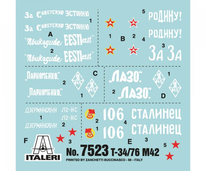 Image du produit Italeri T34/76 mod. 42