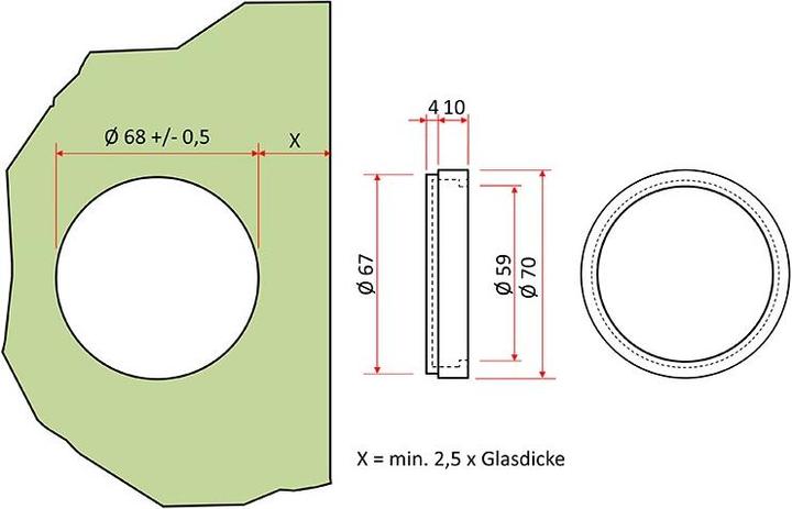 Actual product image Phos Sliding door handles for glass doors