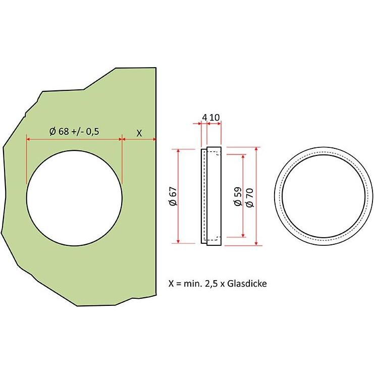 Thumbnail - Phos, Möbelgriff, Schiebetürgriffe für Glastüren