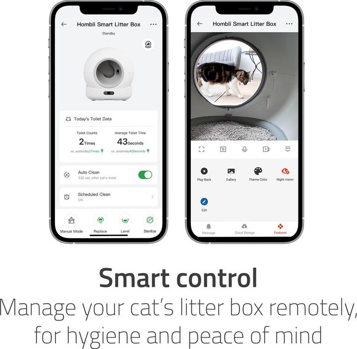 Actual product image Hombli Self Cleaning Cat Litter Box (Self-cleaning litter tray)