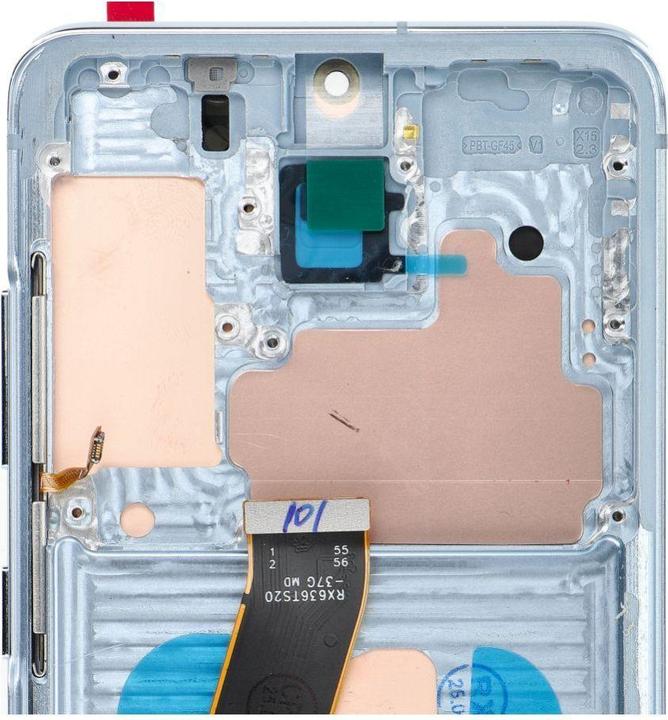 Produktbild OEM LCD display! LCD Display for SAMSUNG S20 4G Blue SOFT OLED with frame (Display)