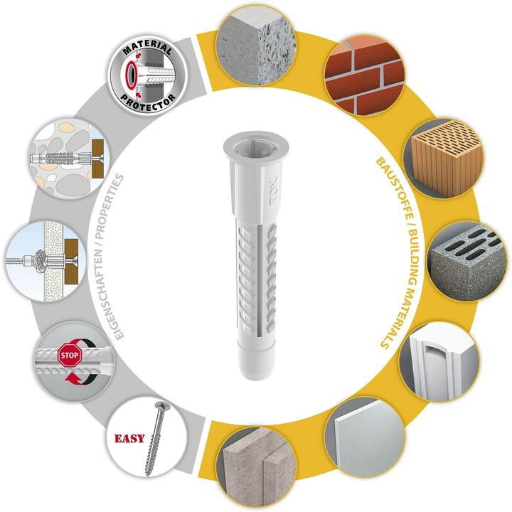Actual product image Tox Allzweckdübel (190 pcs.)
