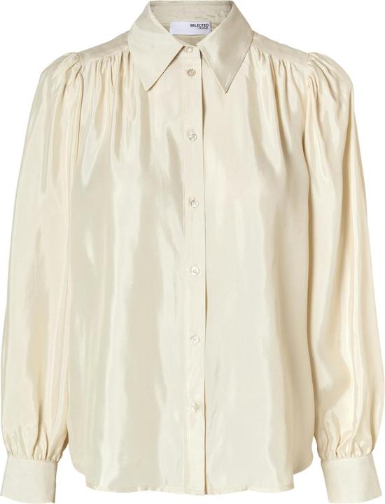 Selected Femme Langarm Satinbluse