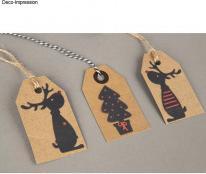 Produktbild Rayher Stanzschablone Rentierfreunde, 4 Stück