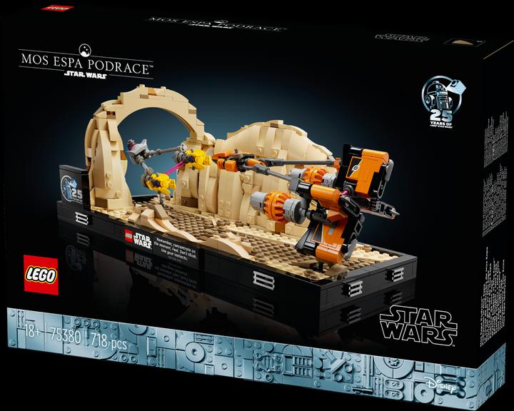 Produktbild LEGO Podrennen in Mos Espa – Diorama (75380, LEGO Star Wars)