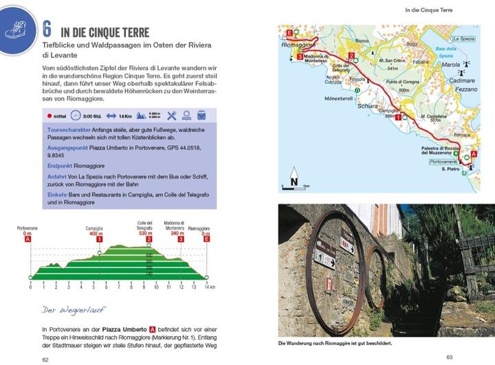 Produktbild Wanderurlaubsführer Cinque Terre Ligurien (Deutsch, Michael Pröttel, 2018)