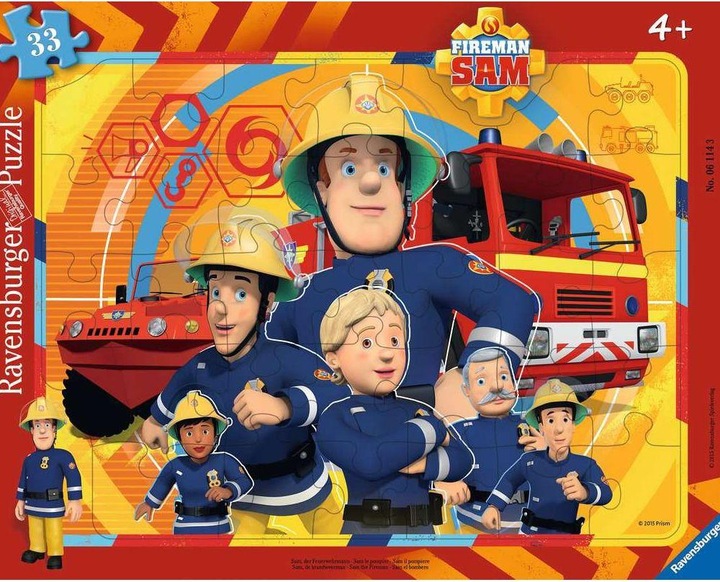 Productafbeelding Ravensburger Brandweerman Sam (33 onderdelen)