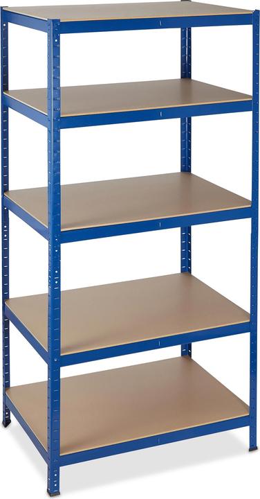 Actual product image Relaxdays Heavy-duty Shelving Unit Blue
