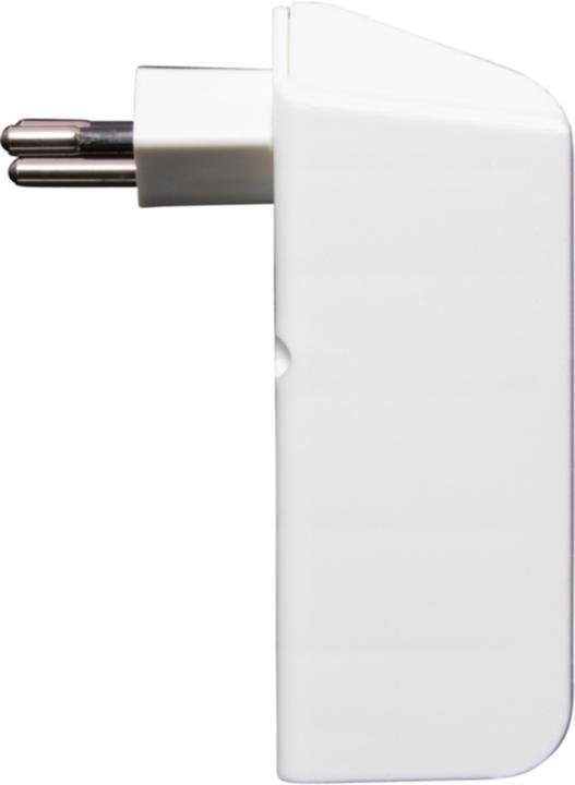Image du produit Brennenstuhl cleverLINE fiche de dérivation double blanc avec interrupteur, orientable jusqu'à 300° (avec (Type 13, 2x)
