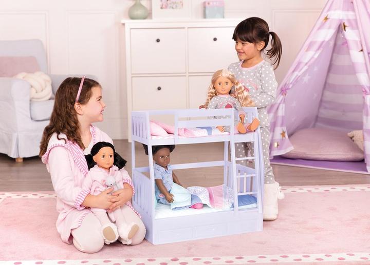 Actual product image Our Generation Bunk bed lilac