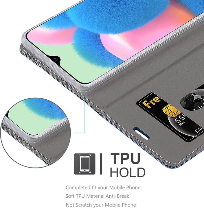 Produktbild Cadorabo Book Jeans Optik Cover (Samsung Galaxy A50, Samsung Galaxy A30s, Samsung Galaxy A50s)