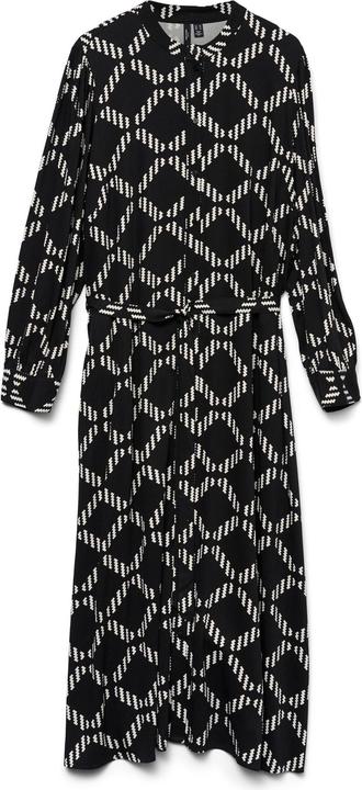 Vero Moda VMCBRINA Langes Kleid Hemdblusenkleid (50)