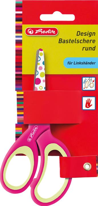 Produktbild Herlitz Bastelschere Design, rund, L„nge: 132 mm (13.20 cm)